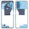 Plaque de cadre intermédiaire d'origine pour Xiaomi Redmi Note 10 Pro Max / Redmi Note 10 Pro / Redmi Note 10 Pro (Inde) M2101K6P M2101K6G M2101K6I (Bleu)